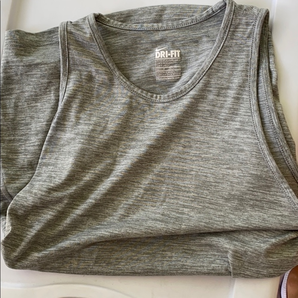 Grey Nike Dri-Fit Tank Top